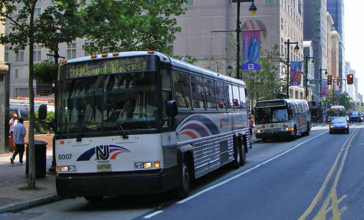 NJ Transit MCI D4000 8007 & Flxible Metro B 3065